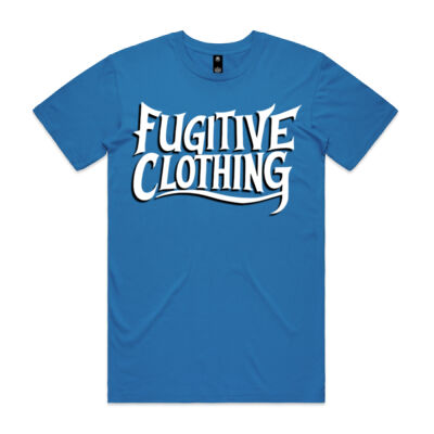 Mens Staple Tee - White Logo - Fugitive Clothing Thumbnail