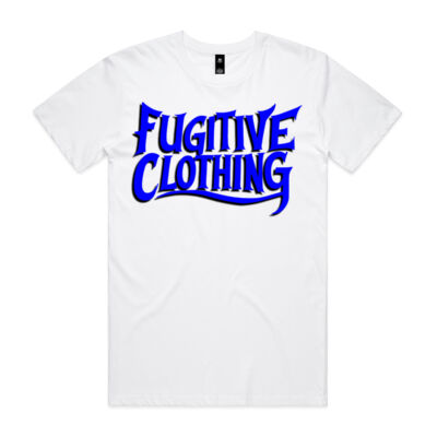Mens Staple Tee - Blue Logo - Fugitive Clothing Thumbnail